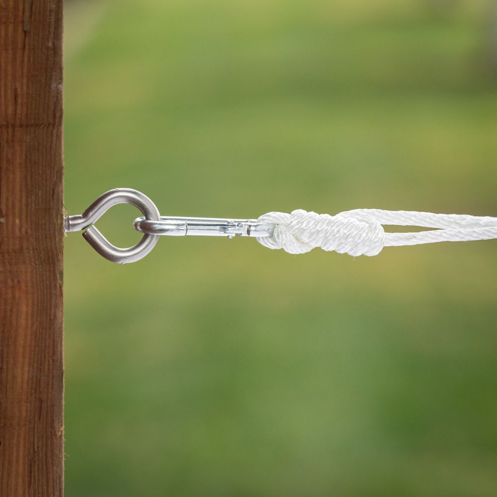 National Hardware Stainless Steel Screw Eye, #4 x 2 3/16-In