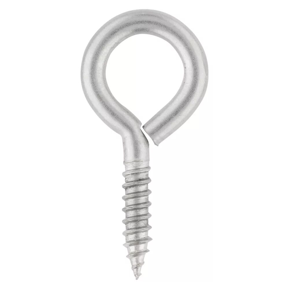National Hardware Stainless Steel Screw Eyes #8, 1 5/8-In