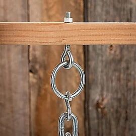 National Hardware Zinc Plated Ring With Eye Bolt, 3/8-In X 3-3/4-In