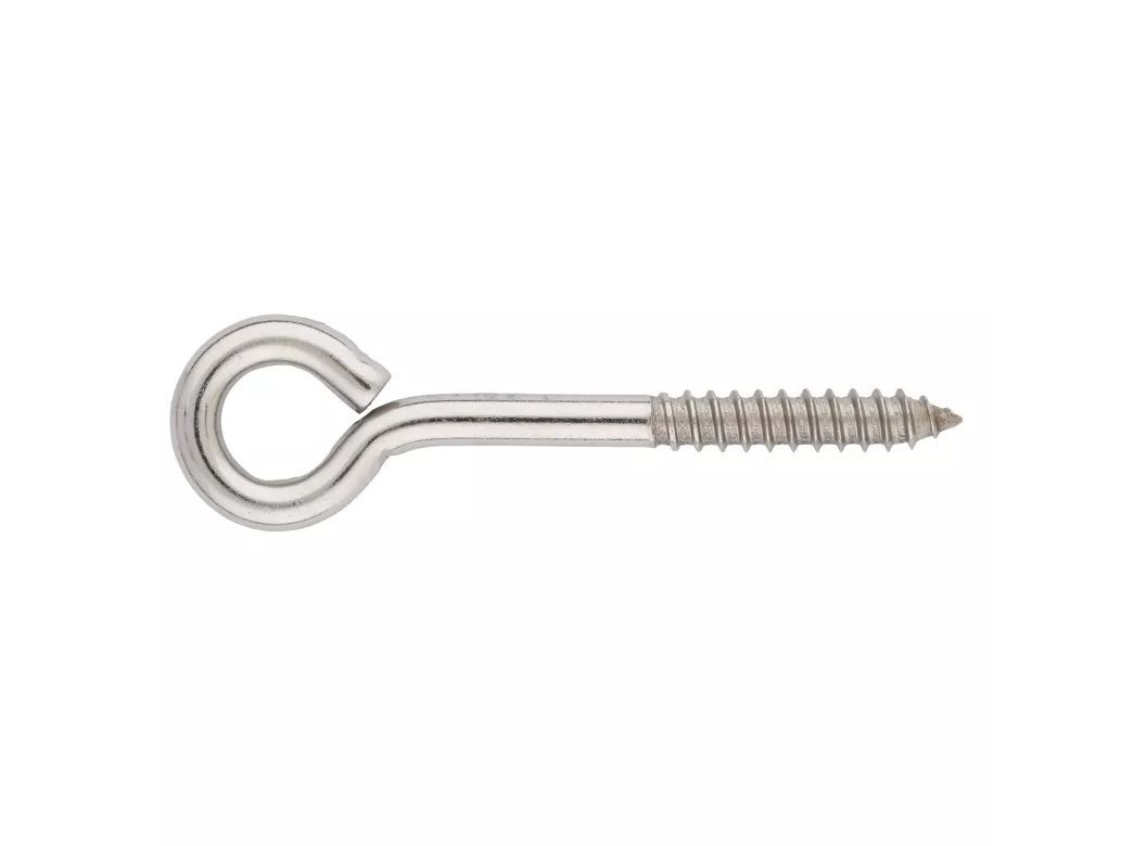 National Hardware Stainless Steel Lag Screw Eyes, 1/4-In x 3-3/4-In