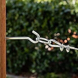 National Hardware Stainless Steel Screw Hook, 3/8-In X 4 7/8-In