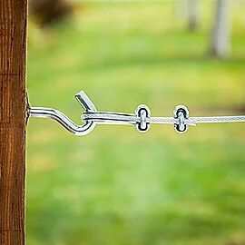 National Hardware Zinc Plated Heavy Duty Screw Hook, 3/8-In X 4-1/2-In