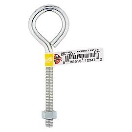 National Hardware Zinc Plated Eye Bolt, 3/8 X 5-In