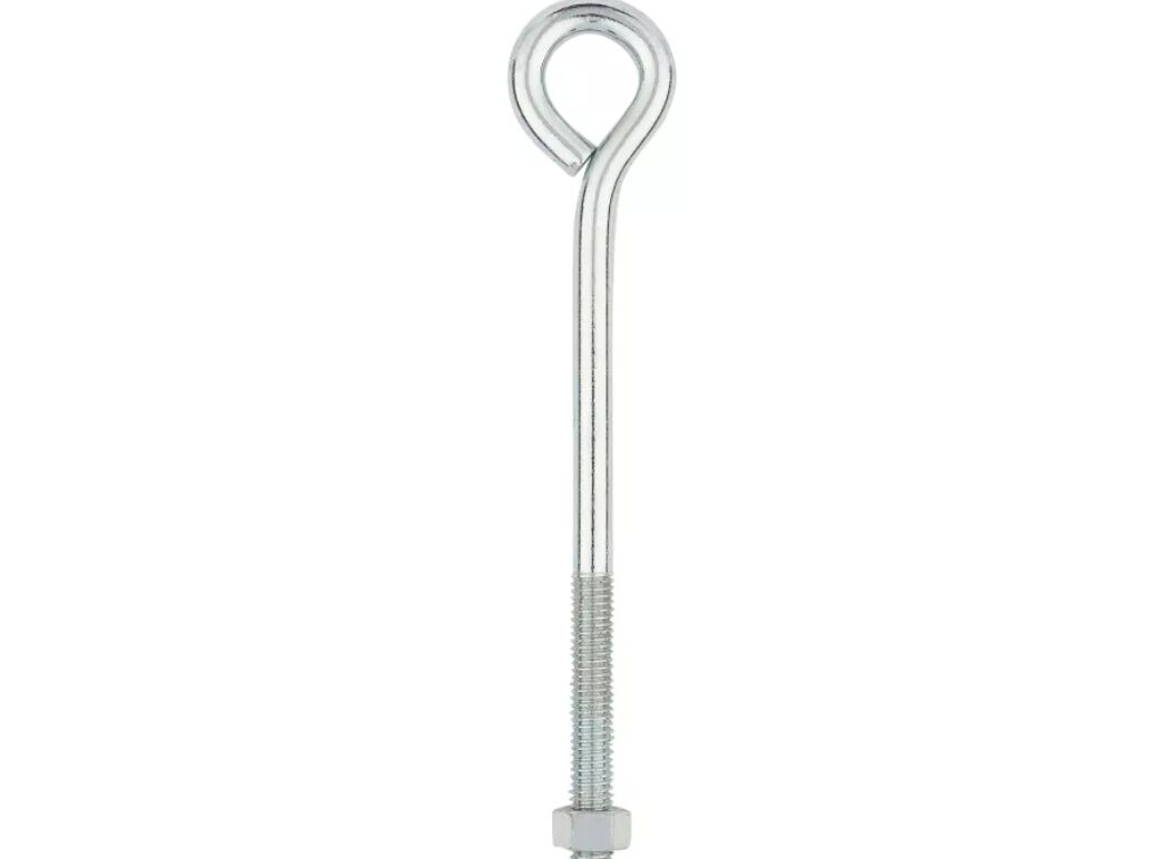 National Hardware Zinc Plated Eye Bolt, 1/2-In x 10-In