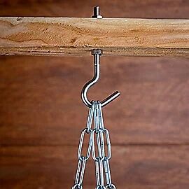 National Hardware Zinc Plated Hook Bolt,
5/16-In X 5-In