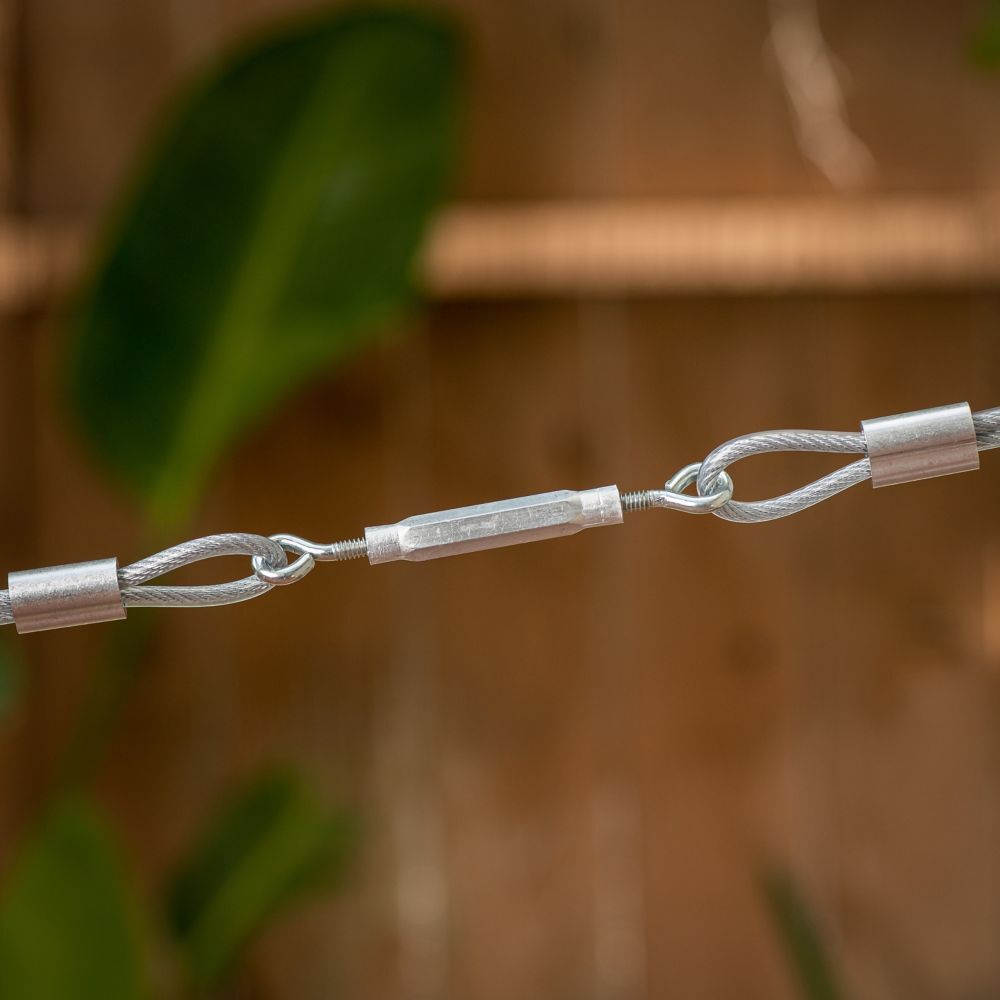 National Hardware Zinc Plated Eye/Eye Turnbuckle, 3/16-In x 5 1/2-In