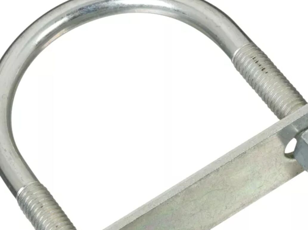 National Hardware Zinc Plated U Bolt, #642 - 3/8-In x 2 1/2-In x 4-In