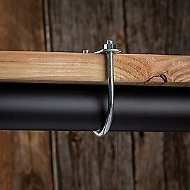 National Hardware Zinc Plated U-Bolt #662-3/8 X 3 1/2 X 5 1/4-In