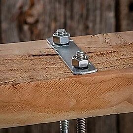 National Hardware Zinc Plated U Bolt Plate, 5/16-In X 2-In