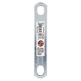 National Hard ware Zinc Plated U-Bolt Plate, 3/8 X 4-In