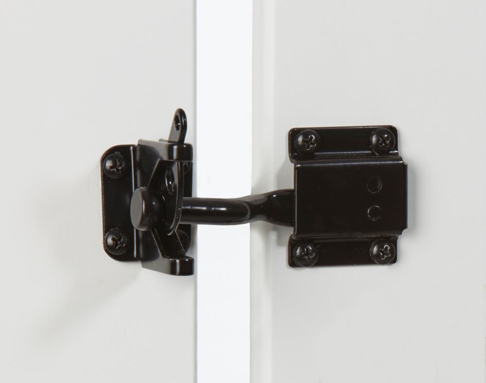 National Hardware Black MaxLatch, 4-In