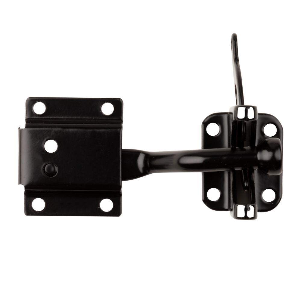 National Hardware Black MaxLatch, 4-In