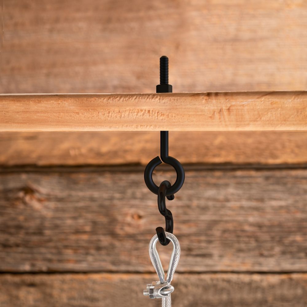 National Hardware Storm Shine Eye Bolt With Nut, 3/8-In x 5-In