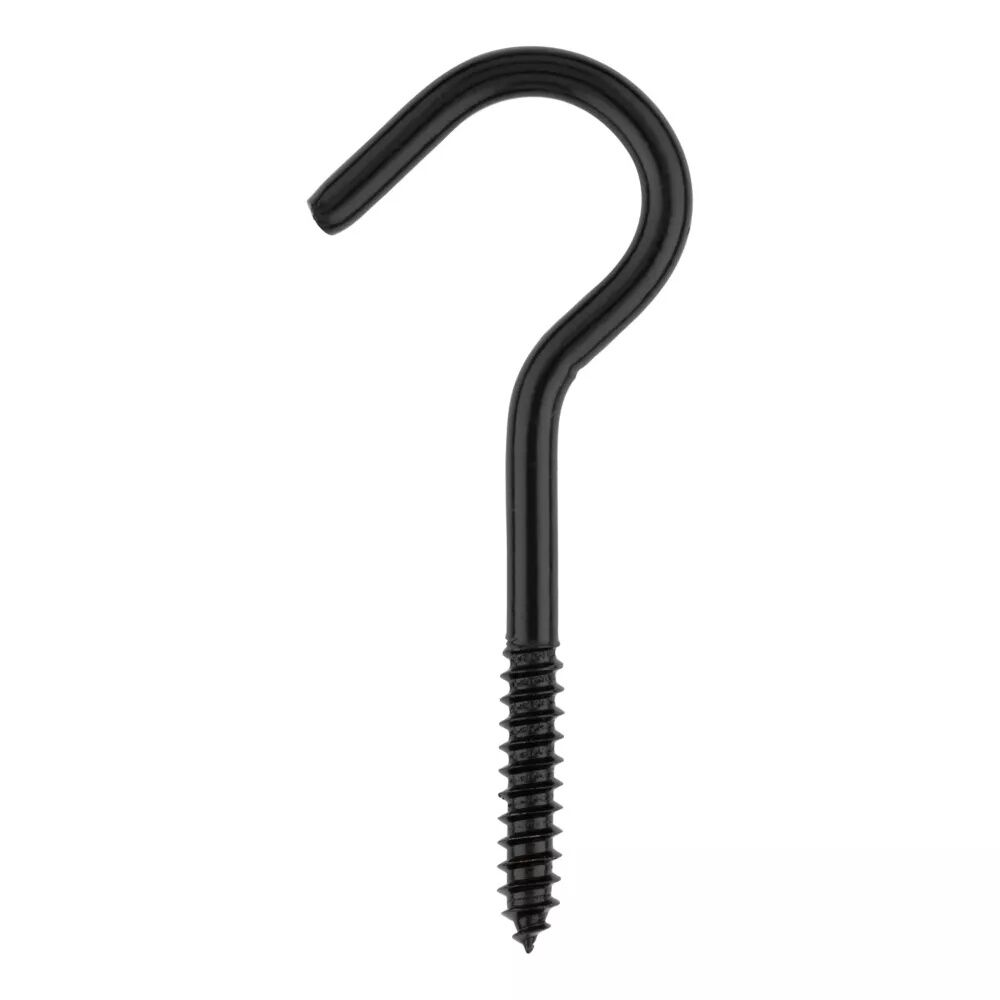 National Hardware Storm Shine Screw Hook, 1/4-In X 4 1/4-In
