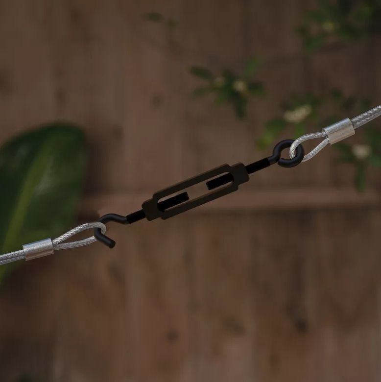 National Hardware Storm Shine Turnbuckle Hook and Eye, 3/16-In x 5-1/2-In