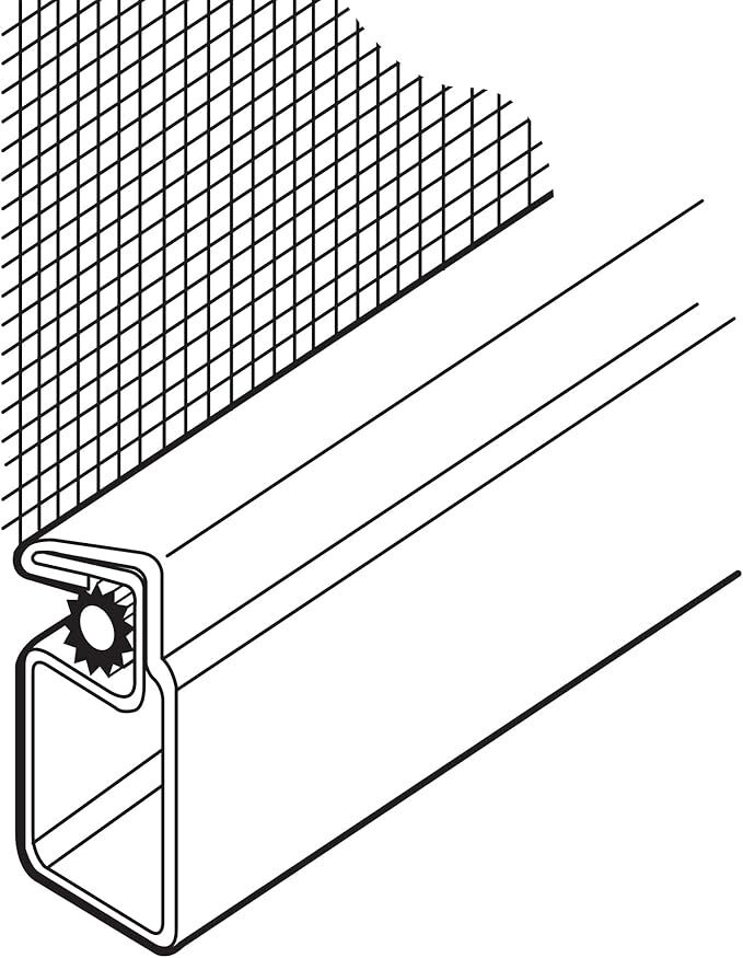 Prime-Line Black Spline Make-to-Fit Window Screen, .120-In X 25-Ft