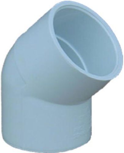 Genova PVC Pressure Pipe Elbow 45-Degree - White, 3/4 in