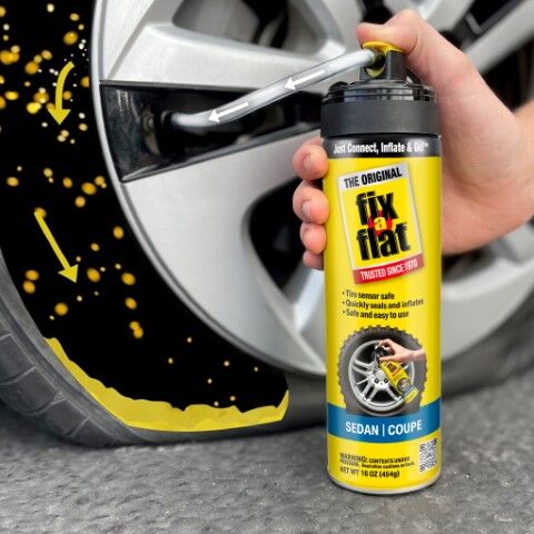 Fix-a-Flat Aerosol Tire Inflator, 20-Oz
