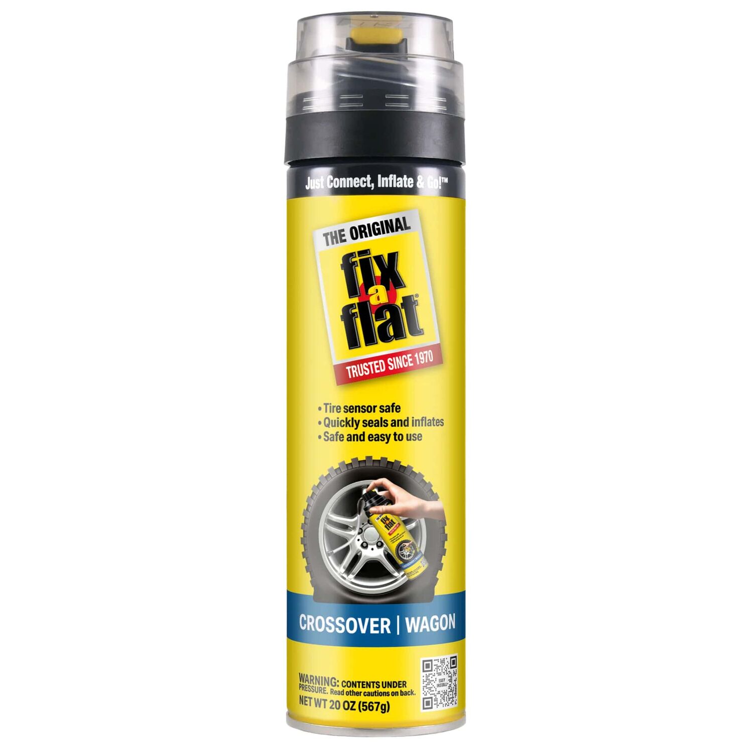 Fix-a-Flat Aerosol Tire Inflator, 20-Oz