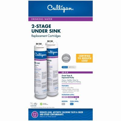 Culligan 2-Stage Drinking Water System Replacement Cartridge, 2-Ct