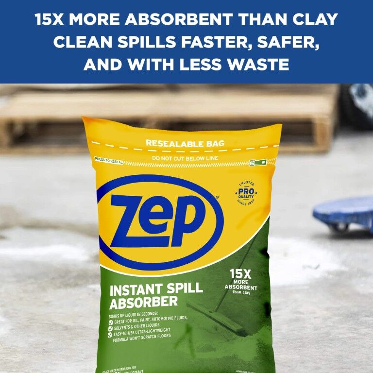 Zep Instant Spill Absorber, 3-Lb