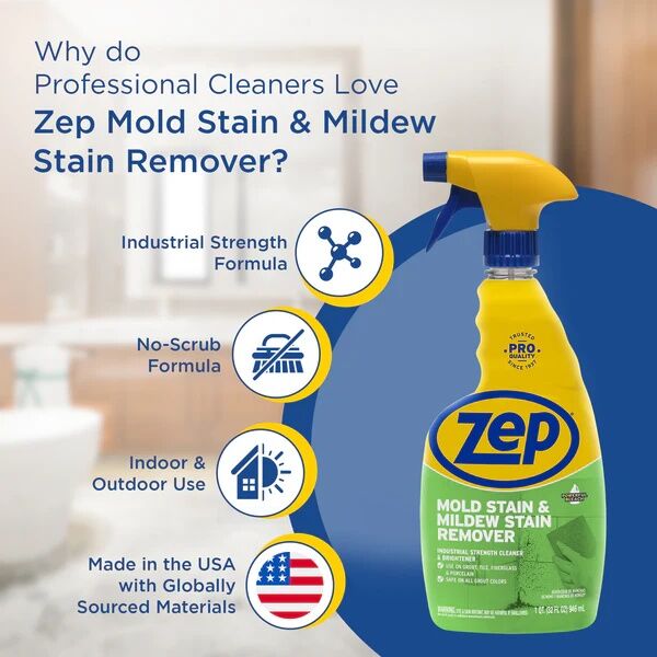 Zep Mold stain & Mildew Stain Remover, 32-Oz
