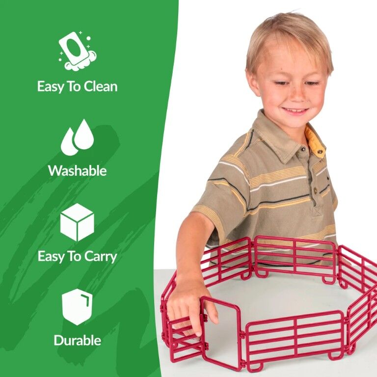 Big Country Toys Four Sixes Ranch Corral Fencing, 7-Pc