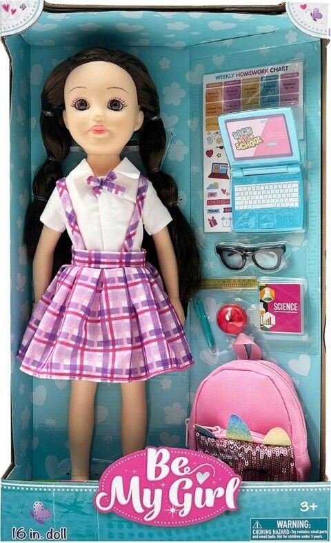 Be My Girl Schoolgirl Playset, 16 in.