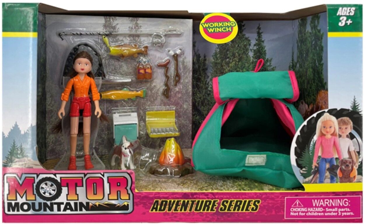 Motor Mountain Camping Playset
