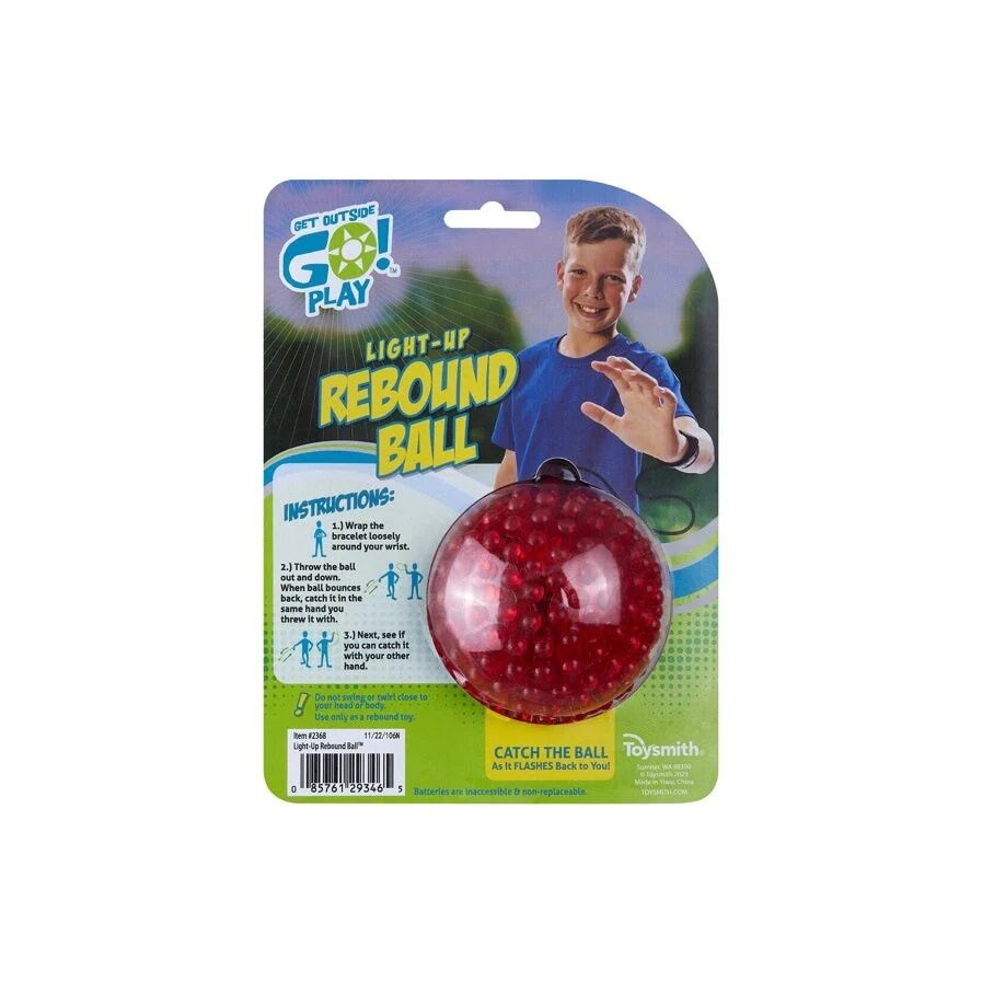Toysmith GO! Play Light-Up Rebound Ball