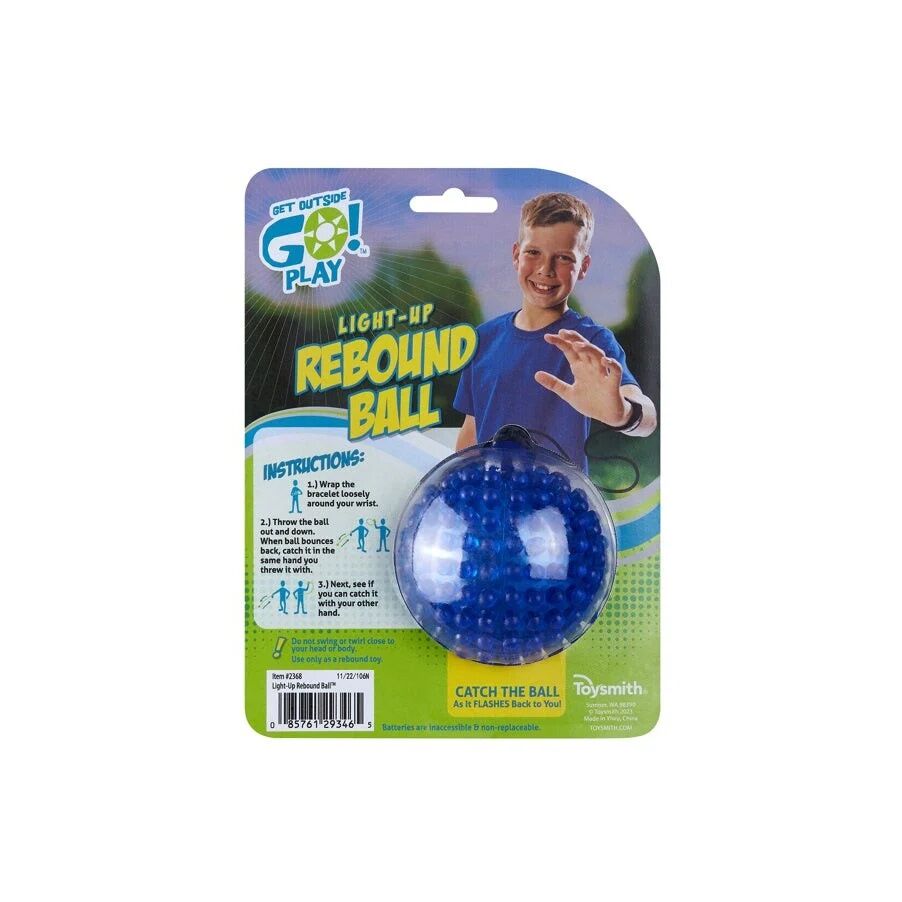 Toysmith GO! Play Light-Up Rebound Ball