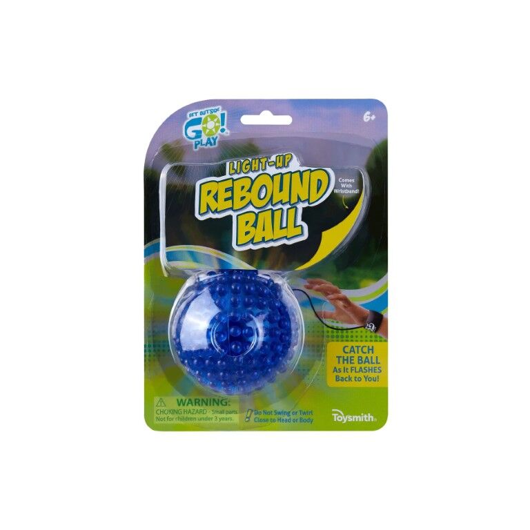 Toysmith GO! Play Light-Up Rebound Ball