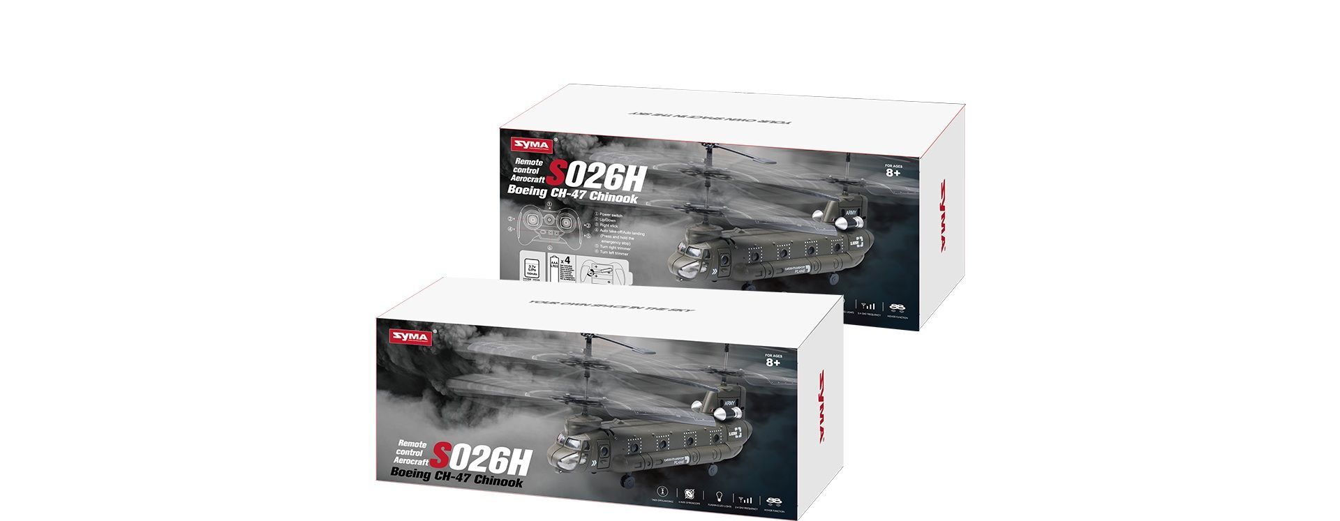 Syma Toys Remote Control Aerocraft Boeing CH-47 Chinook Helicopter