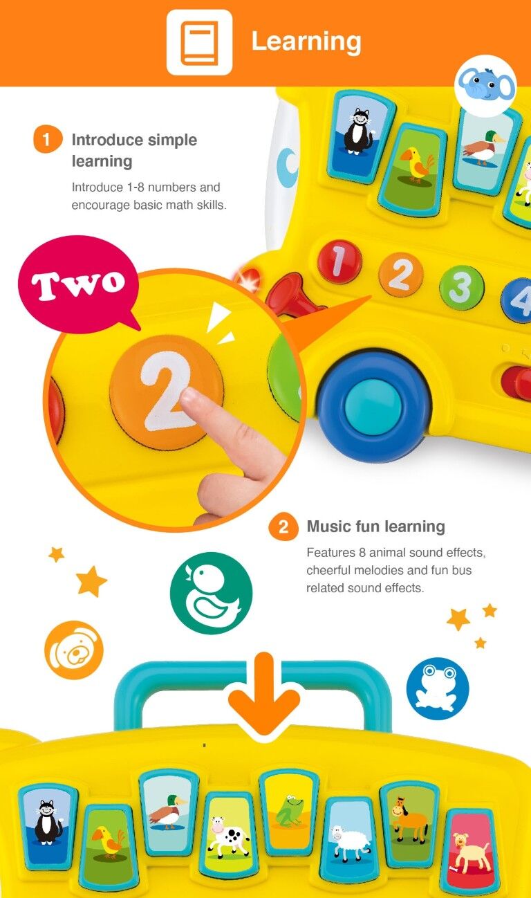 Winfun Animal Sounds Bus