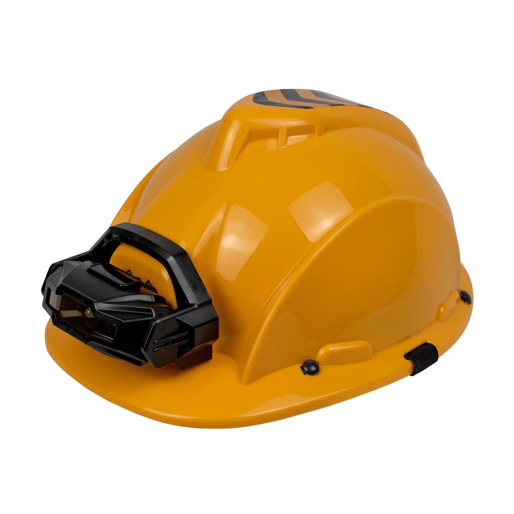 Real Kids Tools Plastic Hard Hat With Poseable LED Headlamp