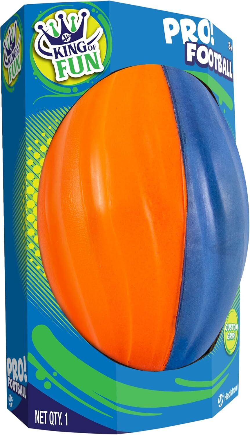 Headstorm Color Foam Football Assortment, 8-In