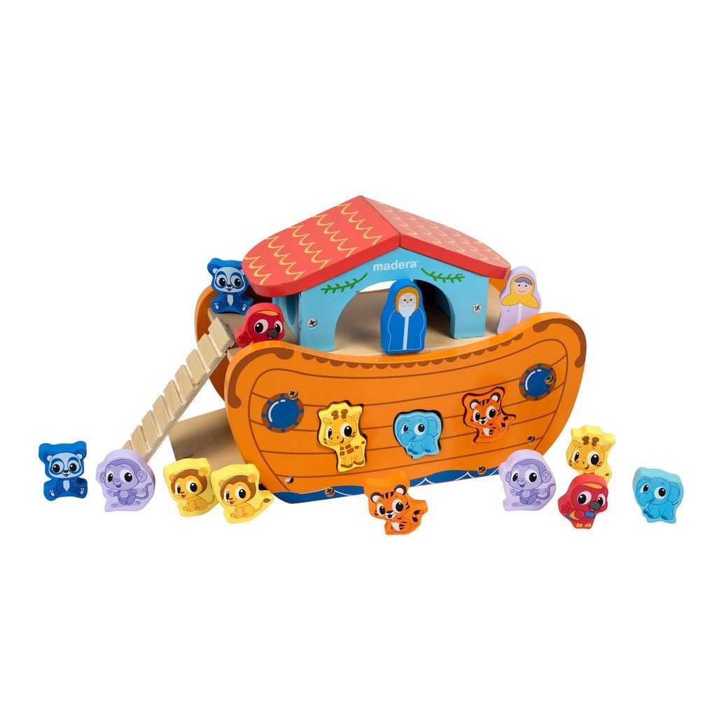 Madera Wood Animal Ark Playset