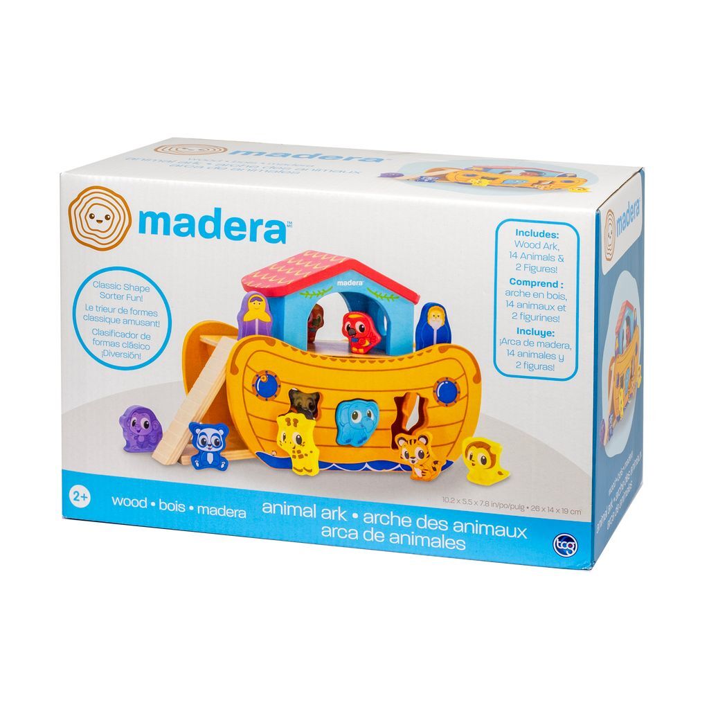 Madera Wood Animal Ark Playset