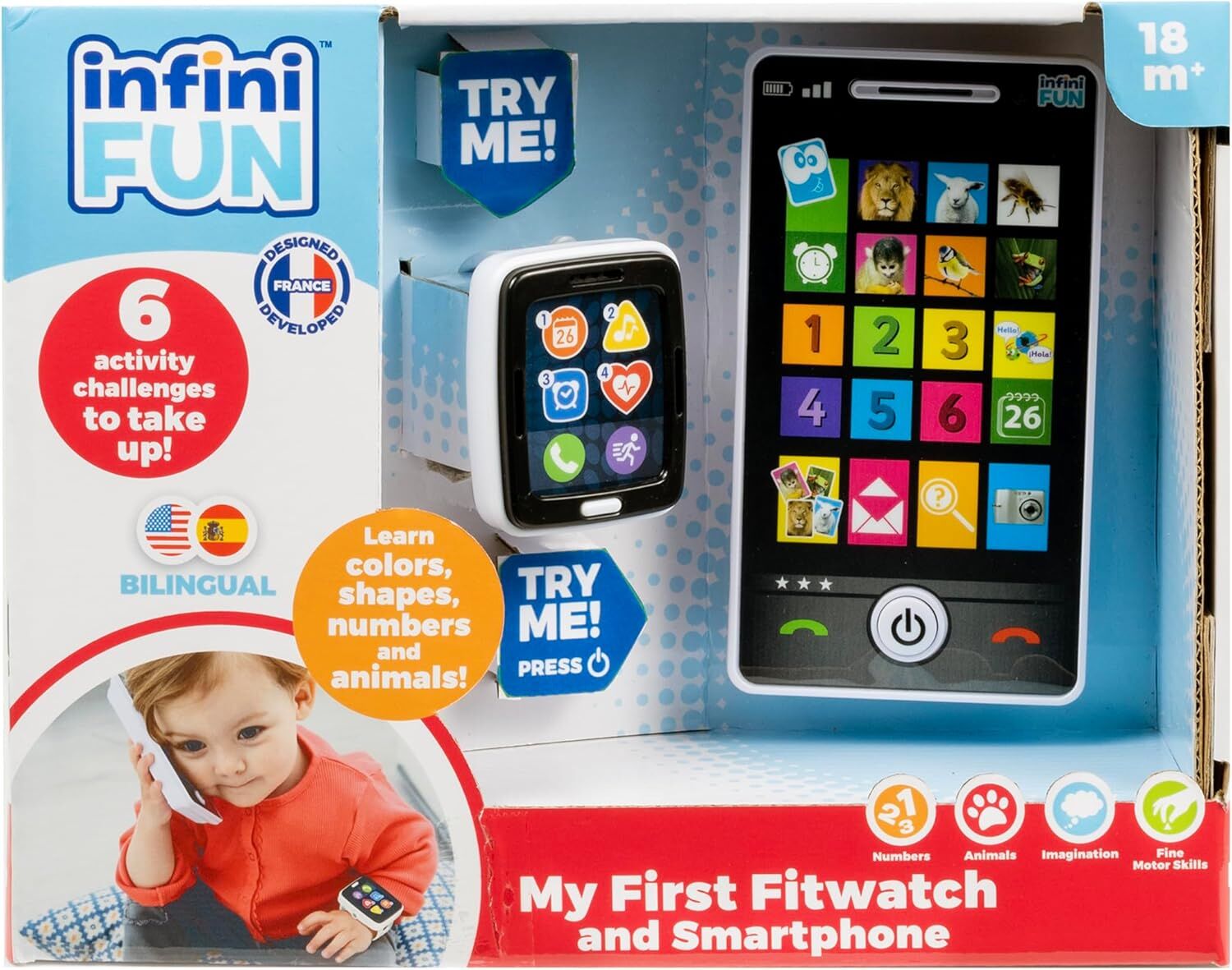 Infini Fun My First Fit Watch And Smartphone Toy