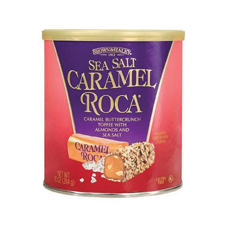 Brown & Haley Sea Salt Caramel ROCA Canister, 10-Oz