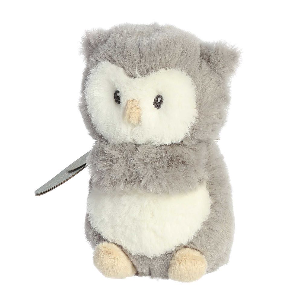 Aurora Eco Ebba Owlet Rattle, 8-In