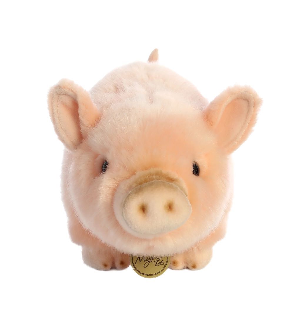 Aurora Miyoni Tots Pot-Bellied Piglet Pink, 11-In