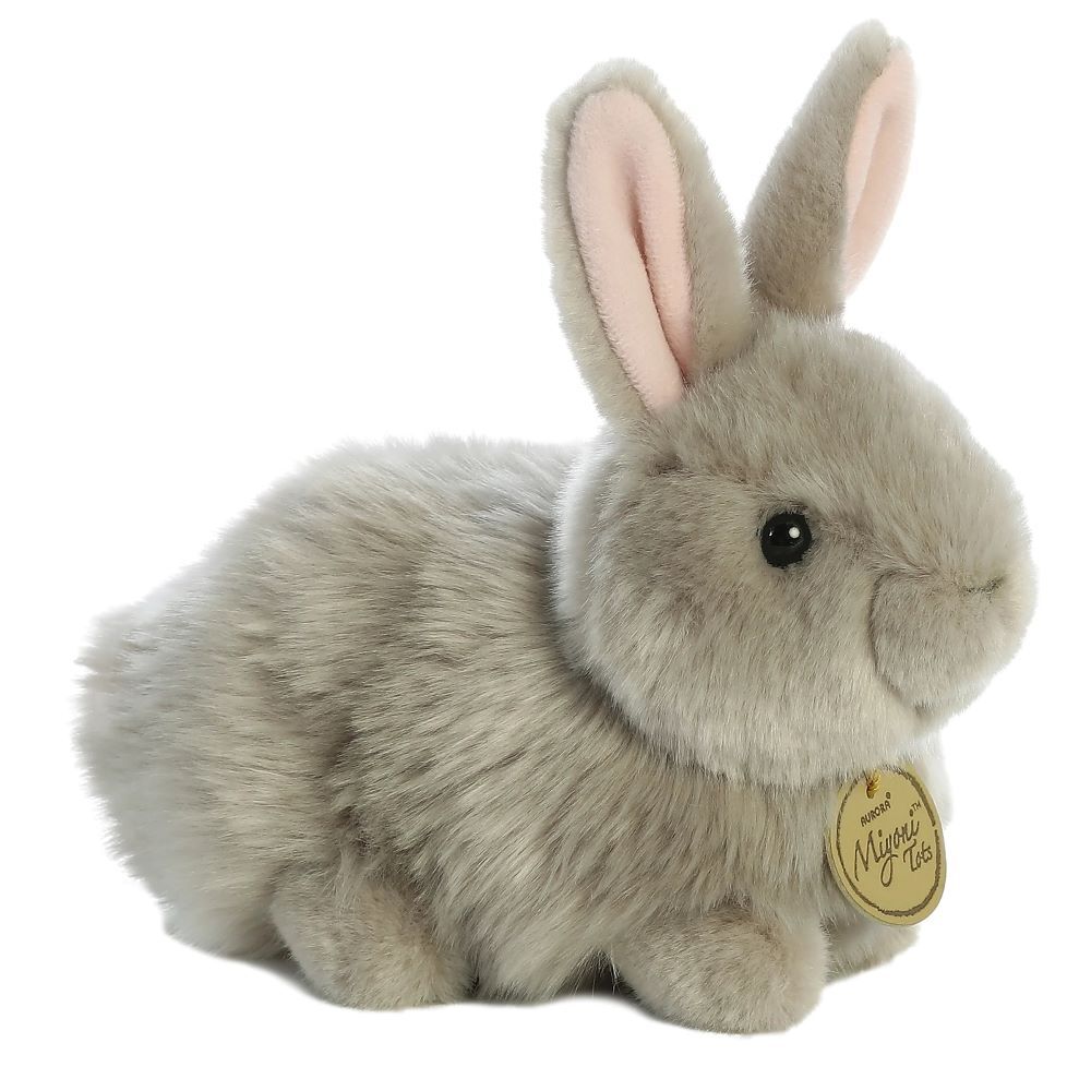Aurora Miyoni Angora Bunny Grey, 7.5-In