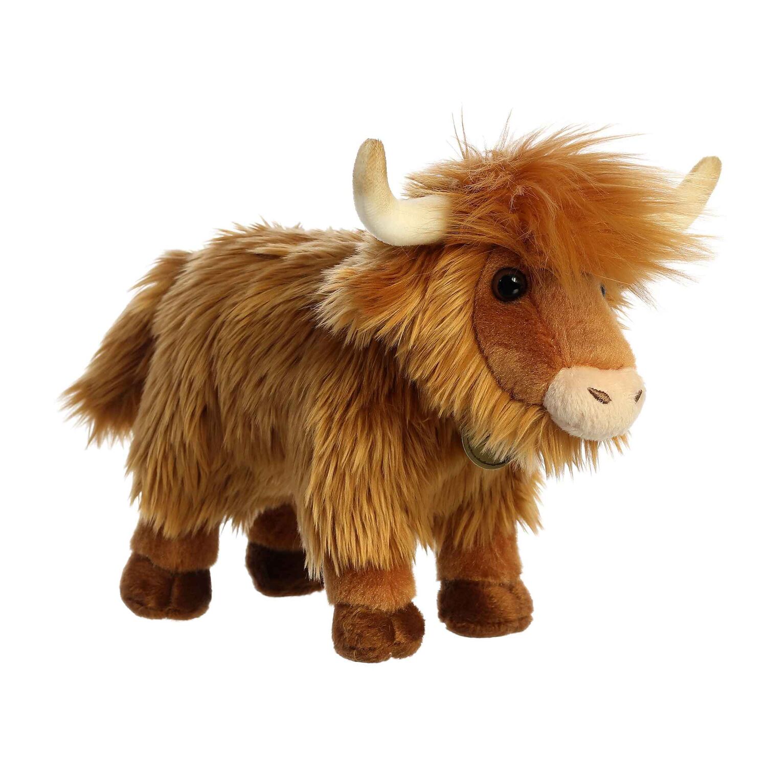 Aurora Miyoni Highland Cattle Plush, 10-In