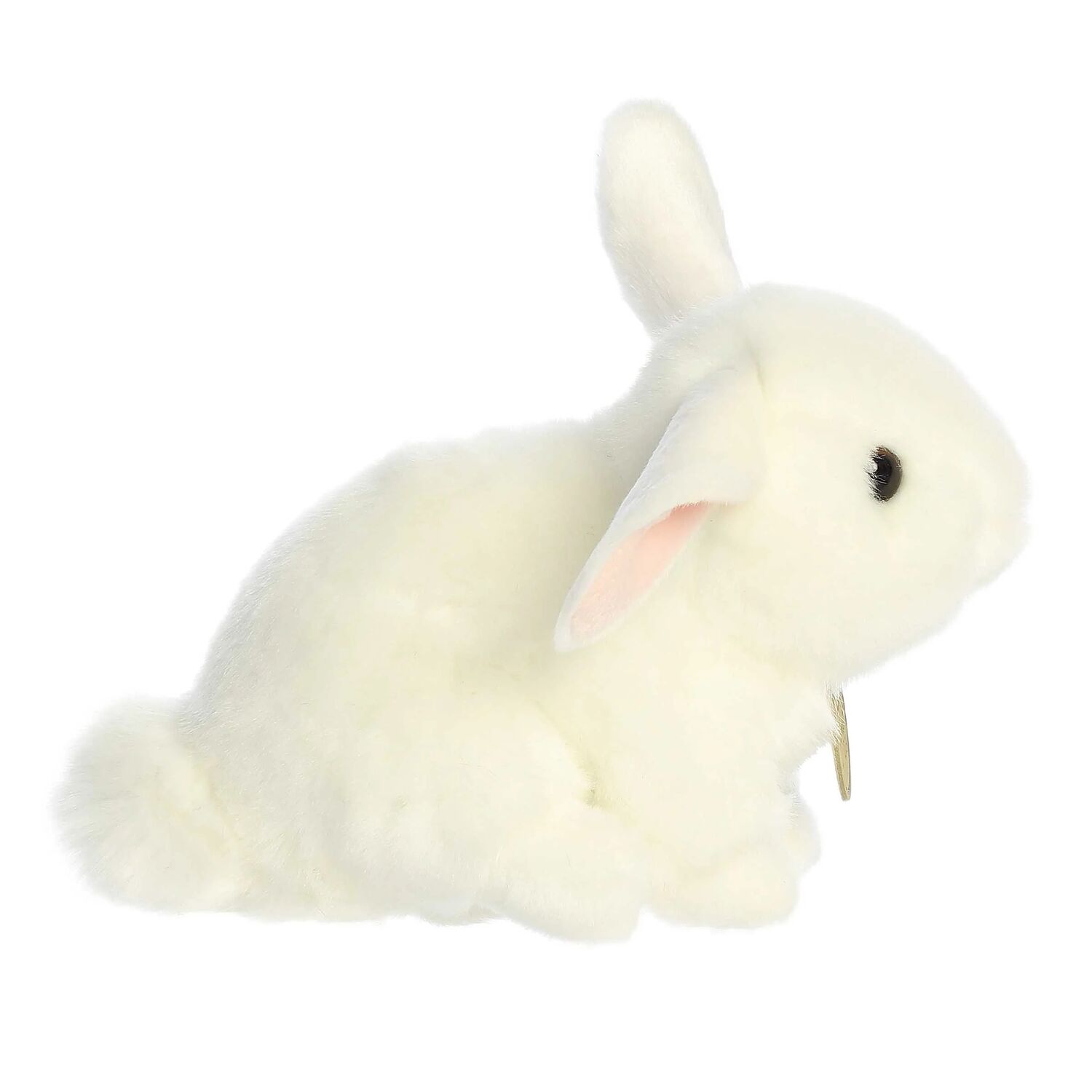 Aurora Miyoni Tots White Playful Baby Bunny, 8-In