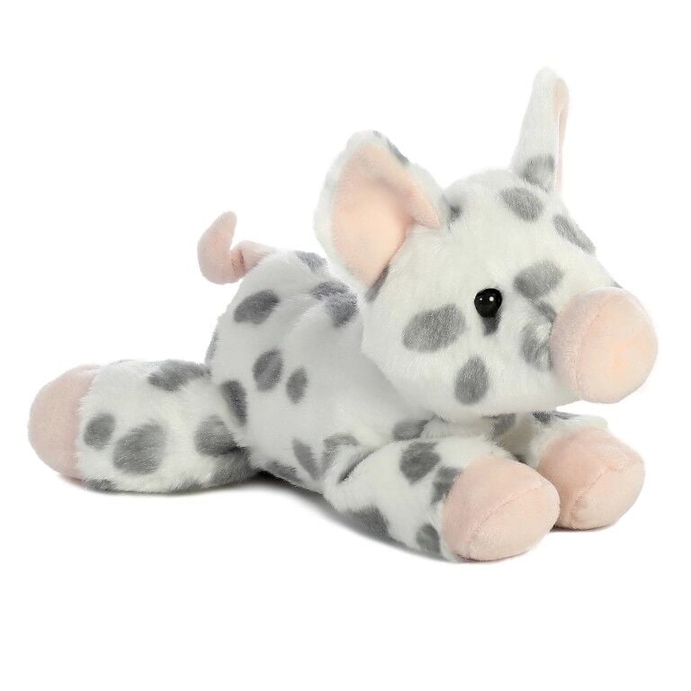 Aurora Mini Flopsie Spotted Piglet Plush, 8-In
