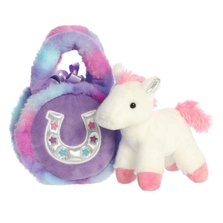 Aurora Fancy Pals Lavender Horseshoe, 7-In