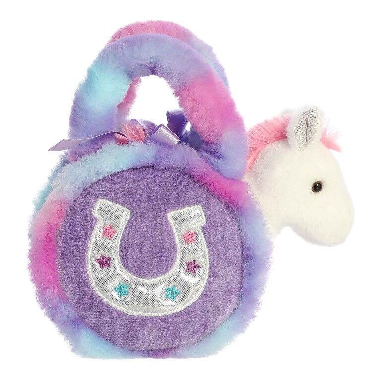 Aurora Fancy Pals Lavender Horseshoe, 7-In