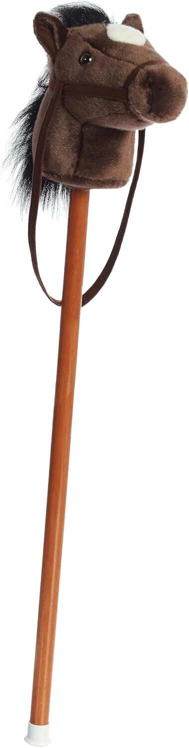 Aurora White Ride-On Giddy Up Stick Toy Assorted Styles, 37-In