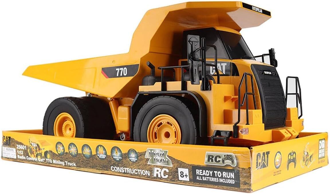 Diecast Masters 1/12 Scale Radio Control Caterpillar 770 Mining Truck Toy